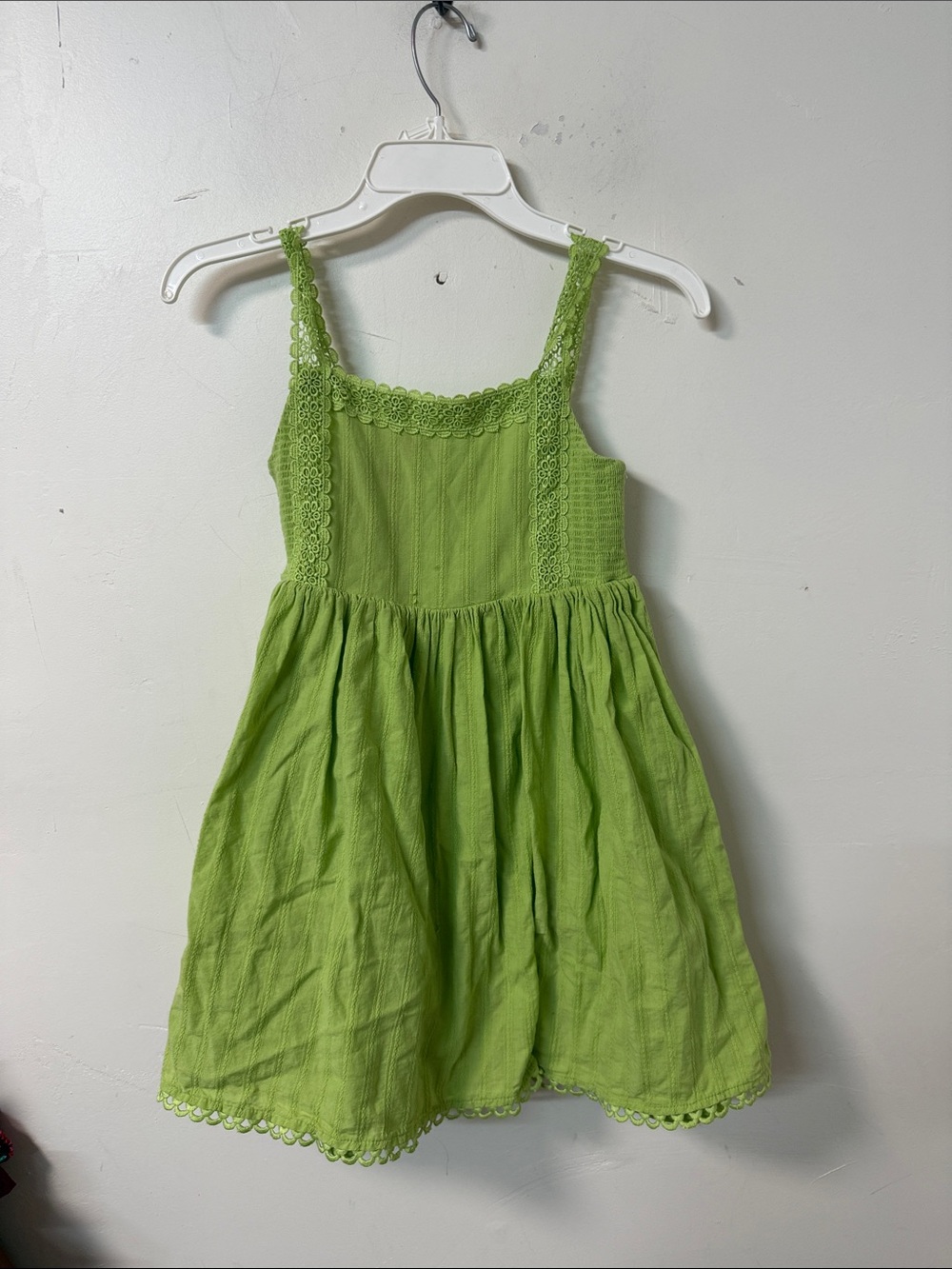 Joie Lime Green Lace-Trim Sundress for Girls